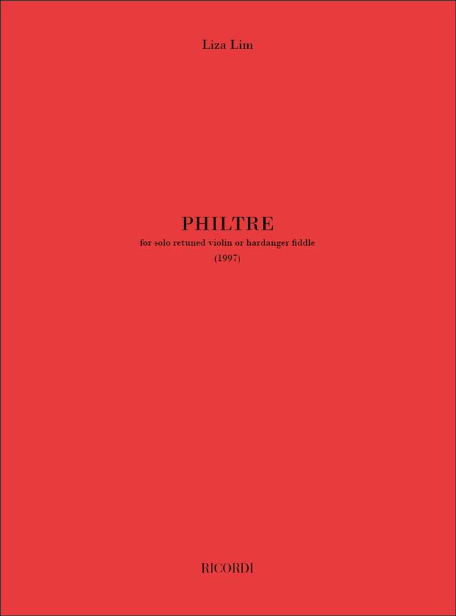 Philtre - Per Violino (O Hardanger Fiddle) (1997) - pro housle